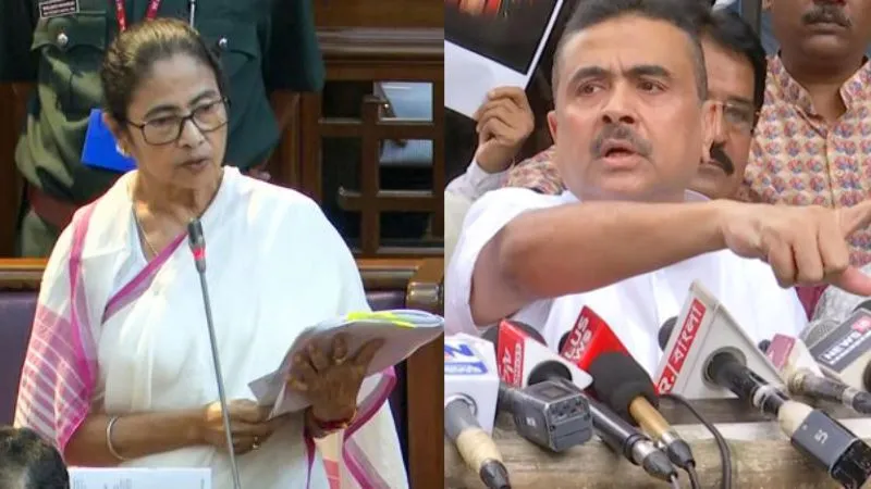 बंगाल विधानसभा में भारी बवाल, बीजेपी-TMC विधायकों में चले लात घूंसे, व्हिप चीफ घायल, शुभेंदु अधिकारी सस्पेंड