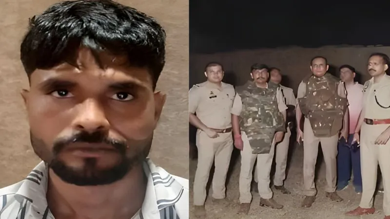 अपराधियों के खिलाफ यूपी पुलिस का ताबड़तोड़ एक्शन जारी, मुजफ्फरनगर में 1 लाख का इनामी बदमाश मुठभेड़ में ढेर