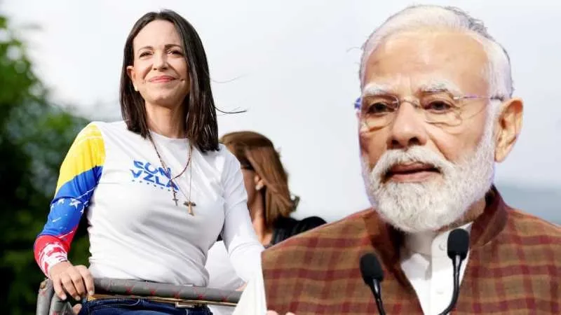 नोबेल शांति पुरस्कार विजेता माचाडो ने भारत से मांगी मदद, कहा- आजाद वेनेजुएला में मोदी की मेजबानी करना चाहती हूं