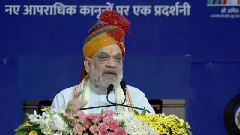 अमित शाह ने राजस्थान में नए आपराधिक कानूनों पर प्रदर्शनी का उद्घाटन, न्याय प्रणाली में समयबद्ध सुधार पर जोर