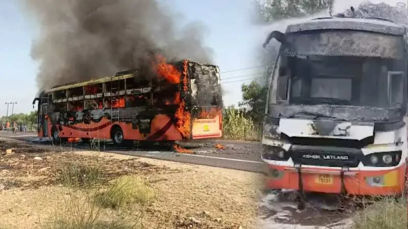 जयपुर में दर्दनाक बस हादसा: हाईटेंशन लाइन की चपेट में आने से दो मजदूरों की मौत, कई घायल