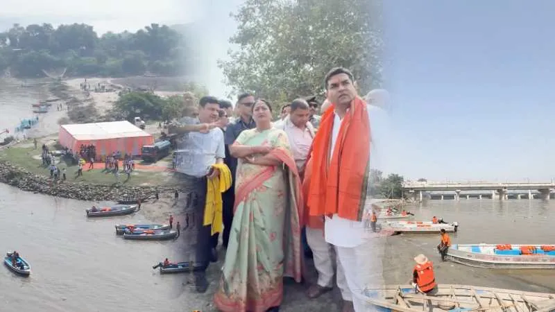 दिल्ली में छठ पूजा की भव्य तैयारियां, मुख्यमंत्री रेखा गुप्ता ने लिया कालिंदी कुंज घाट का जायजा