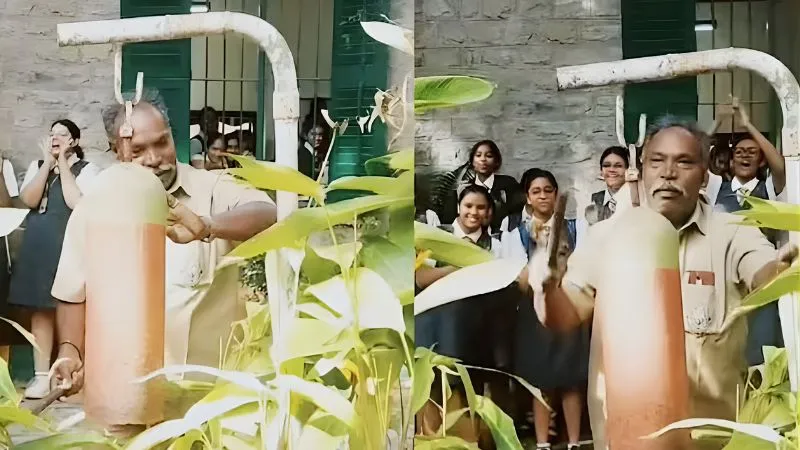 स्कूल में 38 साल सेवा देने वाले दास अंकल की विदाई का दिल छू लेने वाला पल, वीडियो वायरल