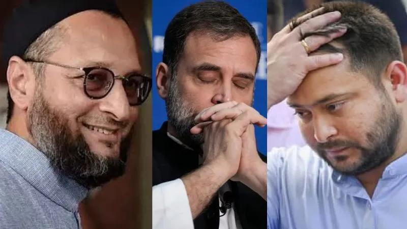 ओवैसी बिगाड़ेंगे राहुल-तेजस्वी का खेल... बिहार चुनाव में 100 सीटों पर उतारेंगे प्रत्याशी! महागठबंधन में भारी टेंशन, मचा हड़कंप