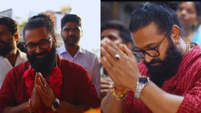 ऋषभ शेट्टी ने रामनाथस्वामी मंदिर में की पूजा, 'कांतारा: चैप्टर 1' की सफलता का मनाया जश्न