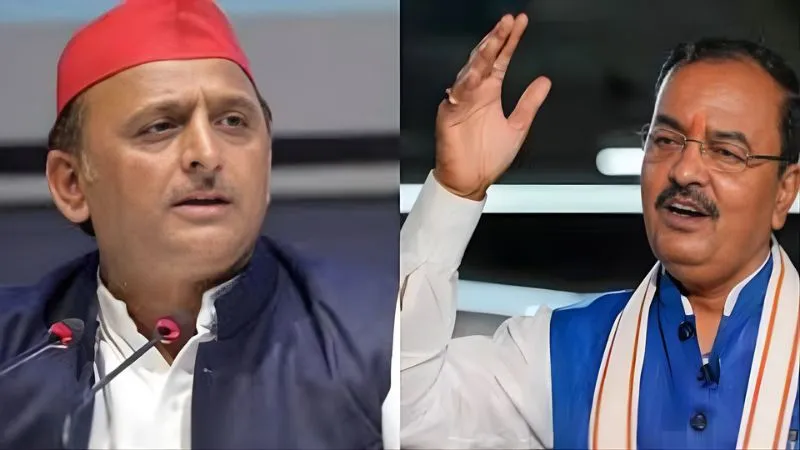 पटना एयरपोर्ट पर दिखी राजनीति की नई तस्वीर, अखिलेश-केशव मुस्कुराते हुए मिले, हुई दोस्ताना बातचीत