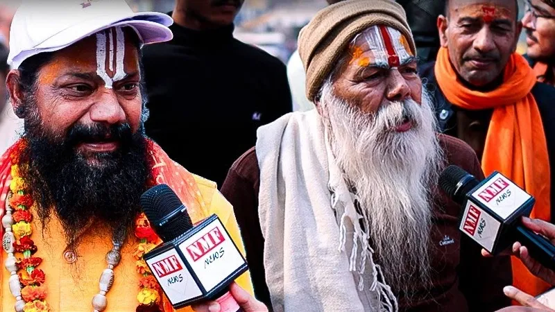 मोदी के अयोध्या पहुंचने से पहले ही CM योगी का नाम लेकर सड़क पर उतरे साधु-संत