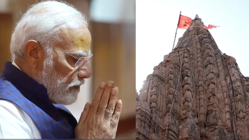 द्वारिका के अस्तित्व से जुड़ा द्वारिकाधीश मंदिर का 52 गज का ध्वज