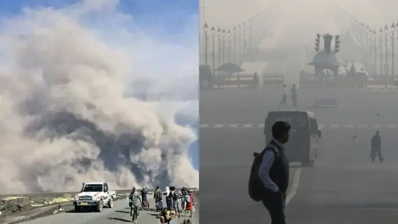 इथियोपिया के ज्वालामुखी से उठी राख, क्या दिल्ली की एयर क्वालिटी को कर रही और खराब? एक्सपर्ट की गंभीर चेतावनी