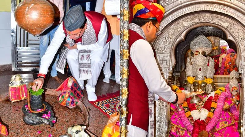 पुष्कर में CM धामी ने की पूजा-अर्चना, उत्तराखंड धर्मशाला के नए तल का उद्घाटन