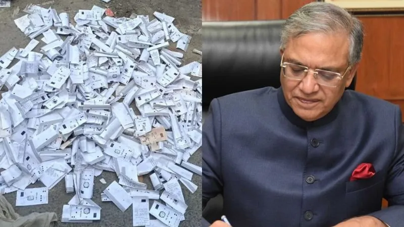 समस्तीपुर में मतदान के बाद कूड़े में मिली हजारों VVPAT पर्चियां, चुनाव आयोग ने ARO को किया निलंबित, FIR दर्ज, मचा हड़कंप