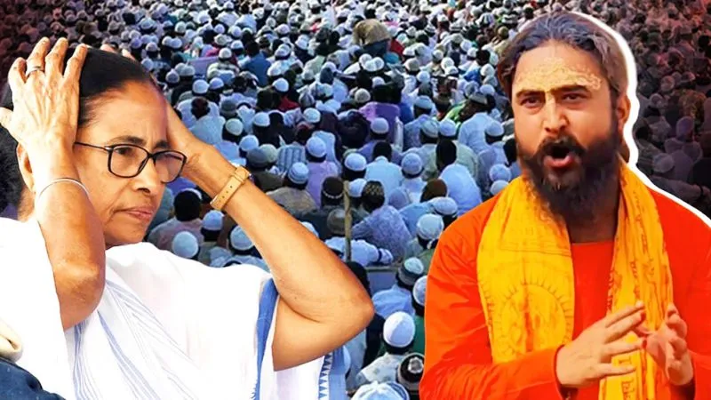 बंगाल में बाबरी मस्जिद बनाने की बात करने वालों को संत का खुला चैलेंज, कहा- 2026 में TMC का सफाया तय