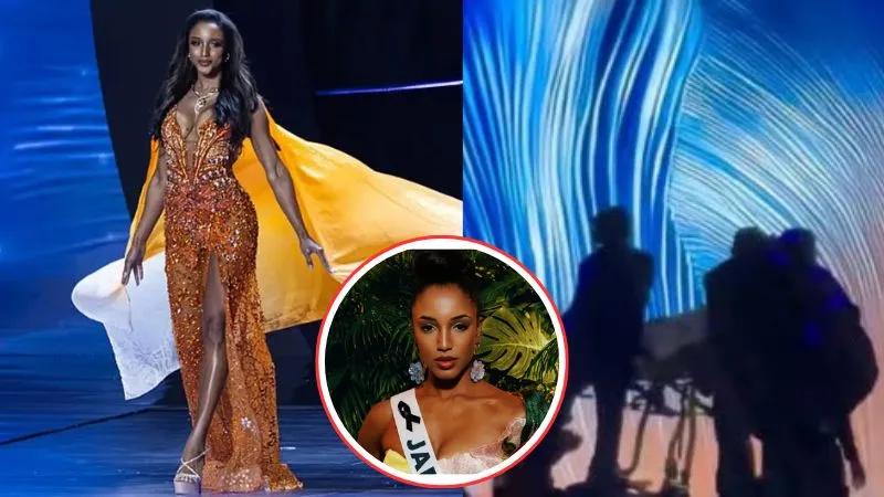 Miss Universe 2025: रैंप वॉक के दौरान मुंह के बल स्टेज से गिरीं जमैका की मॉडल, हॉस्पिटल में एडमिट, देखें Video