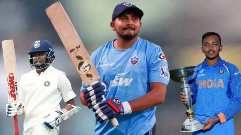 पृथ्वी शॉ: शुरुआती सफलता के बाद गिरा ग्राफ, टीम इंडिया में वापसी की जंग जारी