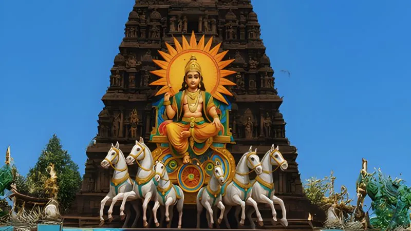 सूर्यनारायण स्वामी मंदिर: दोनों पत्नियों के साथ सूर्यदेव देते हैं दर्शन, वैवाहिक जीवन में खुशहाली का मिलता है आशीर्वाद!