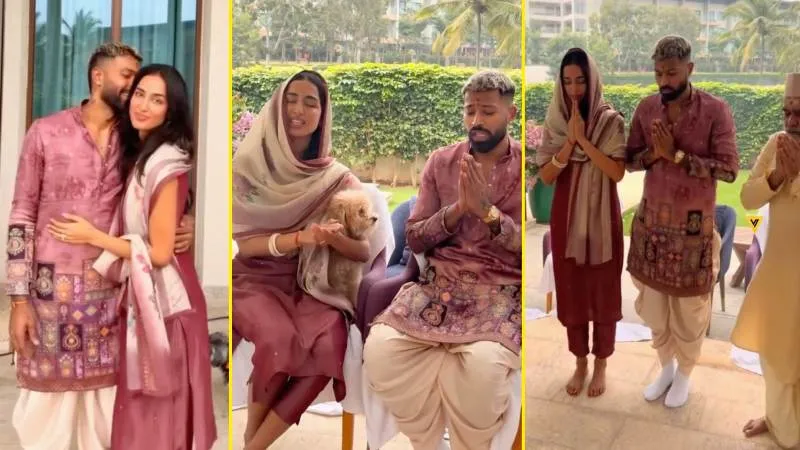 गर्लफ्रेंड माहिका संग भक्ति में लीन दिखे हार्दिक पांड्या, दोनों का पूजा करते हुए वीडियो वायरल