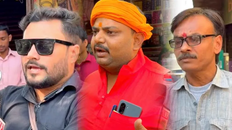 मंदिर पर ज्ञान दे रहे Khesari को जनता ने भयंकर धो दिया! Jehanabad