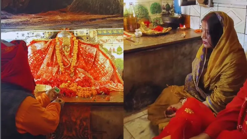 बिहार में चुनाव नतीजों से पहले ज्योति सिंह माता रानी के दर पहुंचीं, मांगा जीत का आशीर्वाद