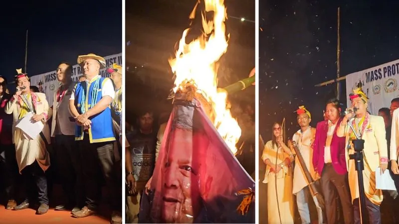 'हिम्मत है तो सामने से घुसकर देखो...पुतला के साथ तुम्हें भी', अरुणाचल प्रदेश से उठी बांग्लादेशी घुसपैठियों के खिलाफ हुंकार