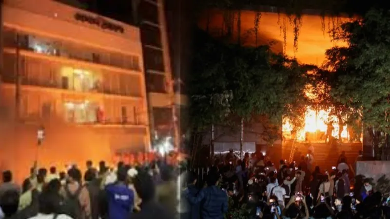 बांग्लादेश में सियासी उबाल... उस्मान हादी की मौत के बाद सुलग रहा देश, अवामी लीग का दफ्तर प्रदर्शनकारियों ने फूंका