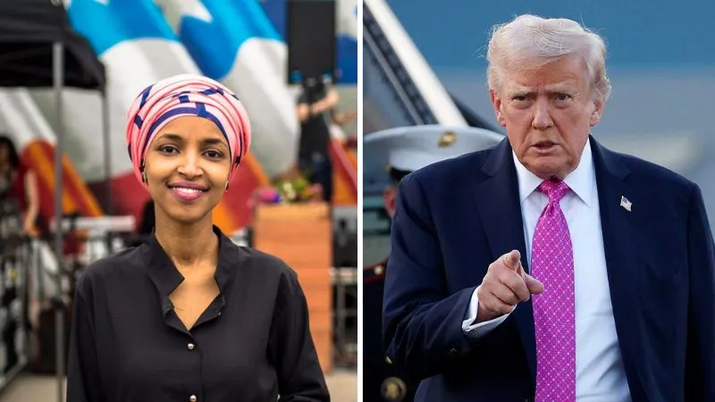 'हिजाब' वाली, कचरा...ट्रंप का मुस्लिम सांसद इल्हान उमर पर हमला, कहा-भाई से शादी करने वाली, निकलो सोमालिया
