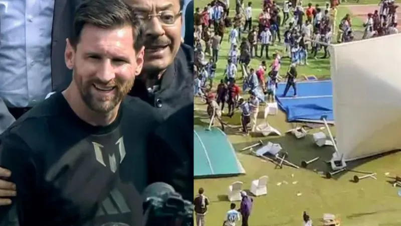 Lionel Messi India Tour: मेसी को नहीं देख पाए फैंस… स्टेडियम में तोड़फोड़ के बाद मुख्य आयोजक अरेस्ट