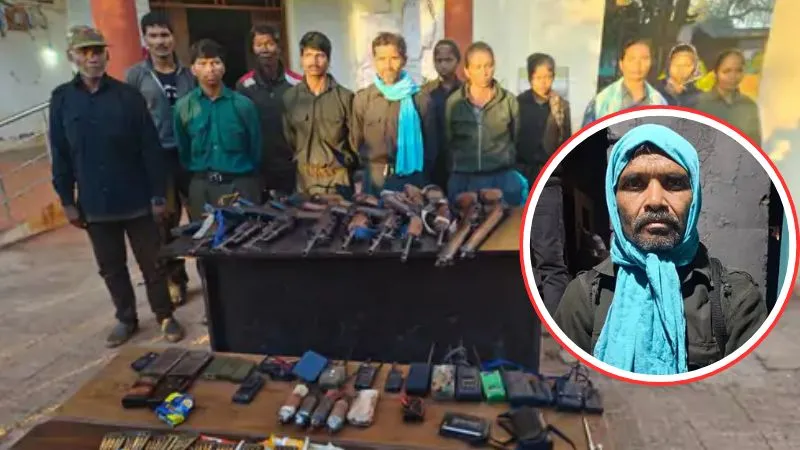 महाराष्ट्र, छत्तीसगढ़-MP नक्सल मुक्त…! कुख्यात नक्सली लीडर रामधेर मज्जी समेत 11 माओवादियों का सरेंडर