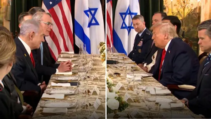 अमेरिका में हाई लेवल मीटिंग में दिखा भारत का जलवा, दोस्त नेतन्याहू से PM मोदी की शिकायत करने लगे ट्रंप, VIDEO