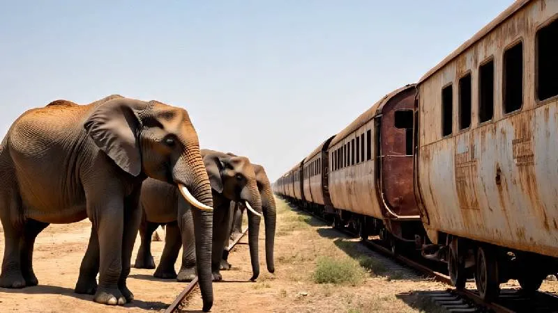 झारखंड में हाथियों का आतंक, ट्रेनें रद्द, हाईवे बंद, एक सप्ताह में छह की मौत