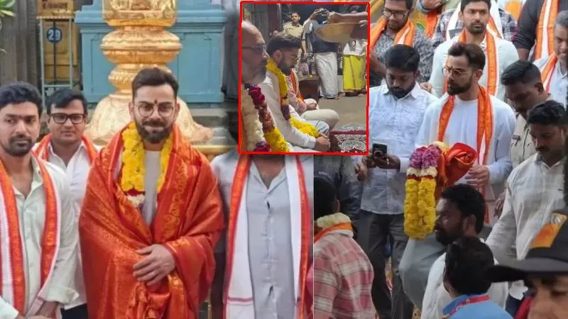 सिंहाचलम मंदिर पहुंचे विराट कोहली, दक्षिण अफ्रीका सीरीज में 302 रन बनाकर बने ‘प्लेयर ऑफ द सीरीज’