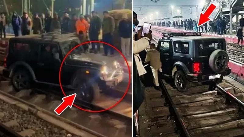 Dimapur में एक सनकी ने Railway Track पर दौड़ा दी Thar, Viral हुई Video, हुआ बड़ा एक्शन?