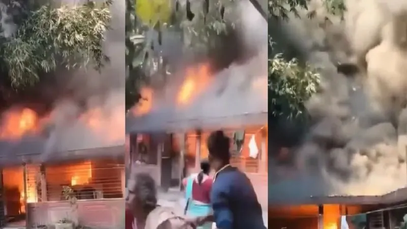 बांग्लादेश में हिंदू फिर निशाना… इस्लामिक कट्टरपंथियों की हैवानियत, शिक्षक के घर को किया आग के हवाले