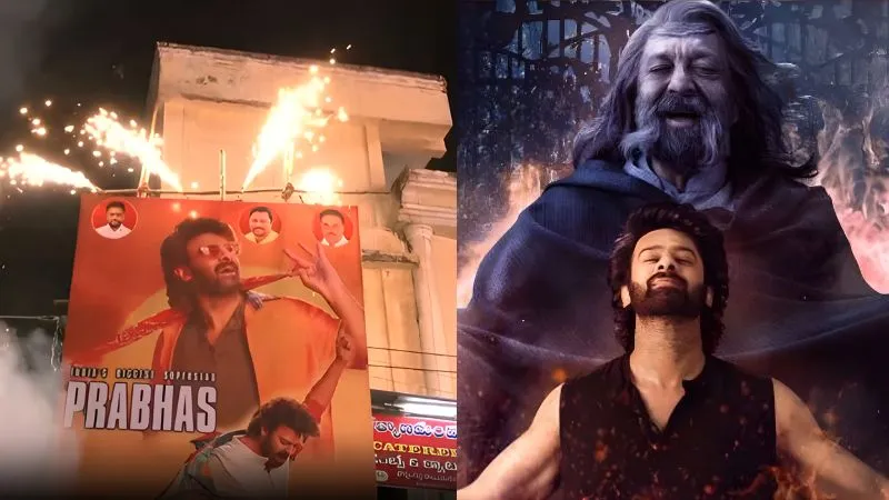 प्रभास की 'द राजा साब' के रिलीज होते ही फैंस ने मनाया जश्न, आतिशबाजी के साथ-साथ पोस्टर पर फूल चढ़ाकर पूजा की