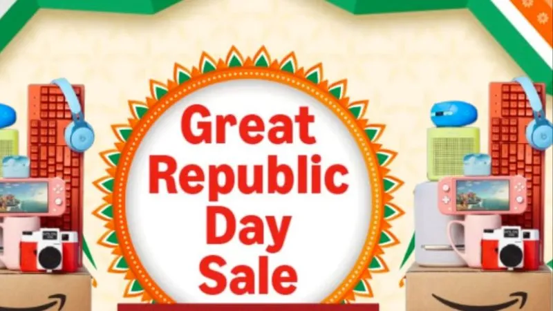 Amazon Republic Day Sale 2026: स्मार्टफोन, लैपटॉप और होम अप्लायंसेज पर भारी छूट, तगड़े डिस्काउंट के साथ मिलेंगे बड़े बैंक ऑफर