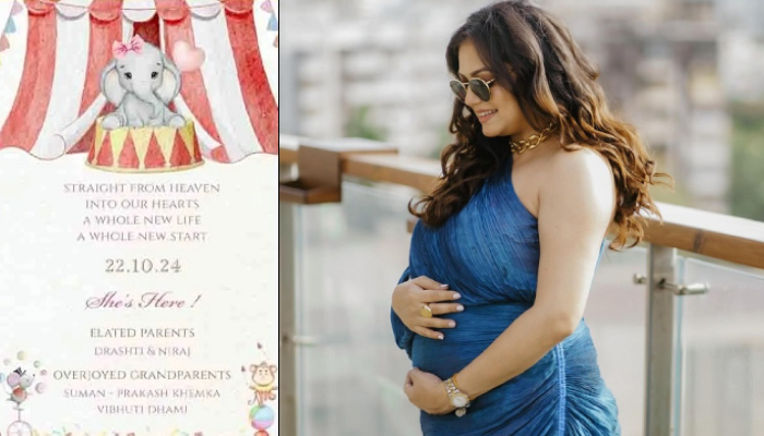 शादी के 9 साल बाद दृष्टि धामी ने दिया बेटी को जन्म