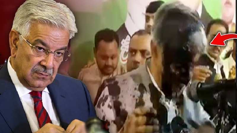 मुंह पर स्याही फेंककर ख्वाजा आसिफ को पाकिस्तानियों ने ही खदेड़ा, पाकिस्तान में मचा बवाल!