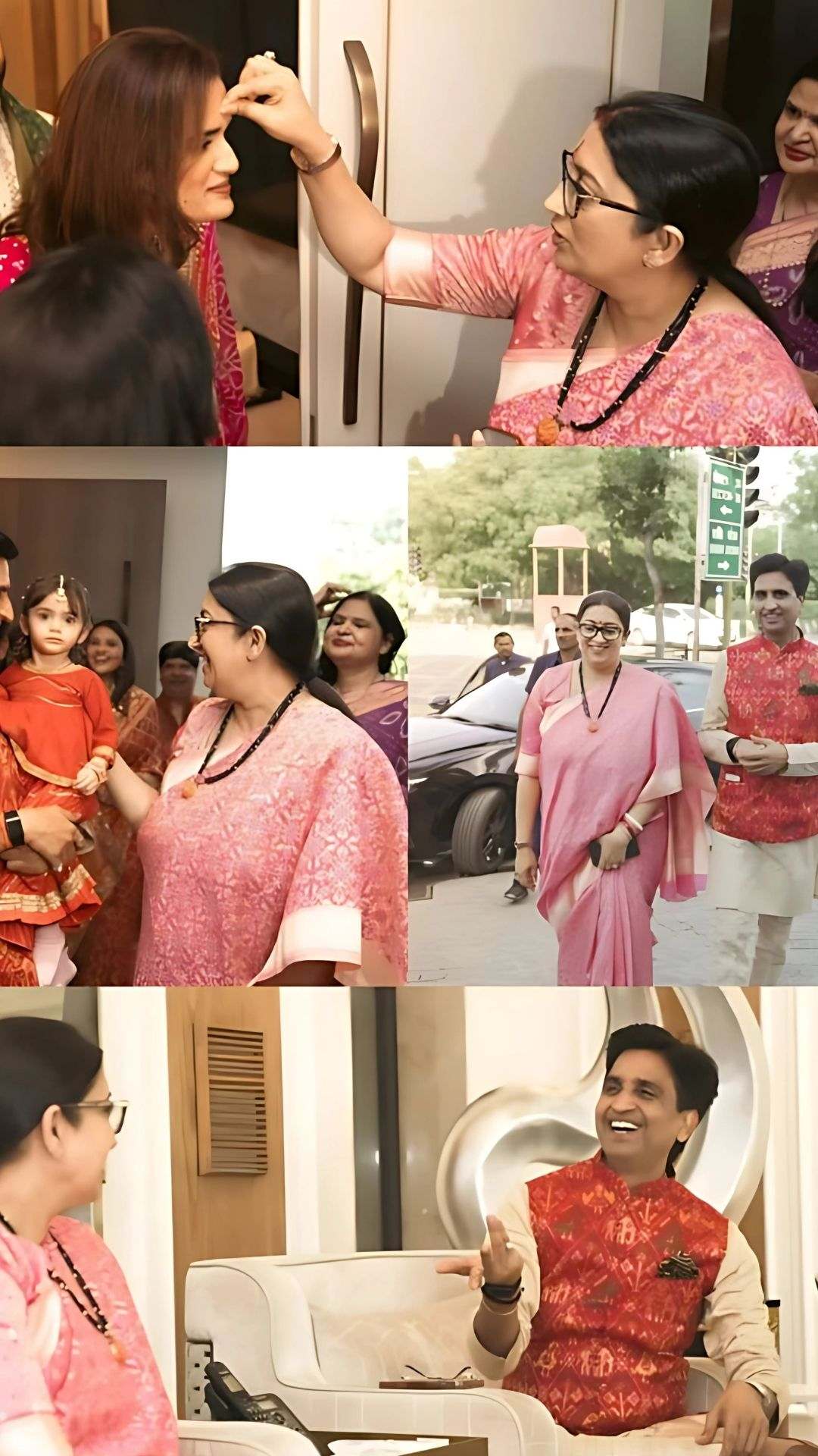 हरियाली तीज पर दिखा स्मृति ईरानी का 'सास' वाला अवतार, कुमार विश्वास की बेटी को दिया आशीर्वाद